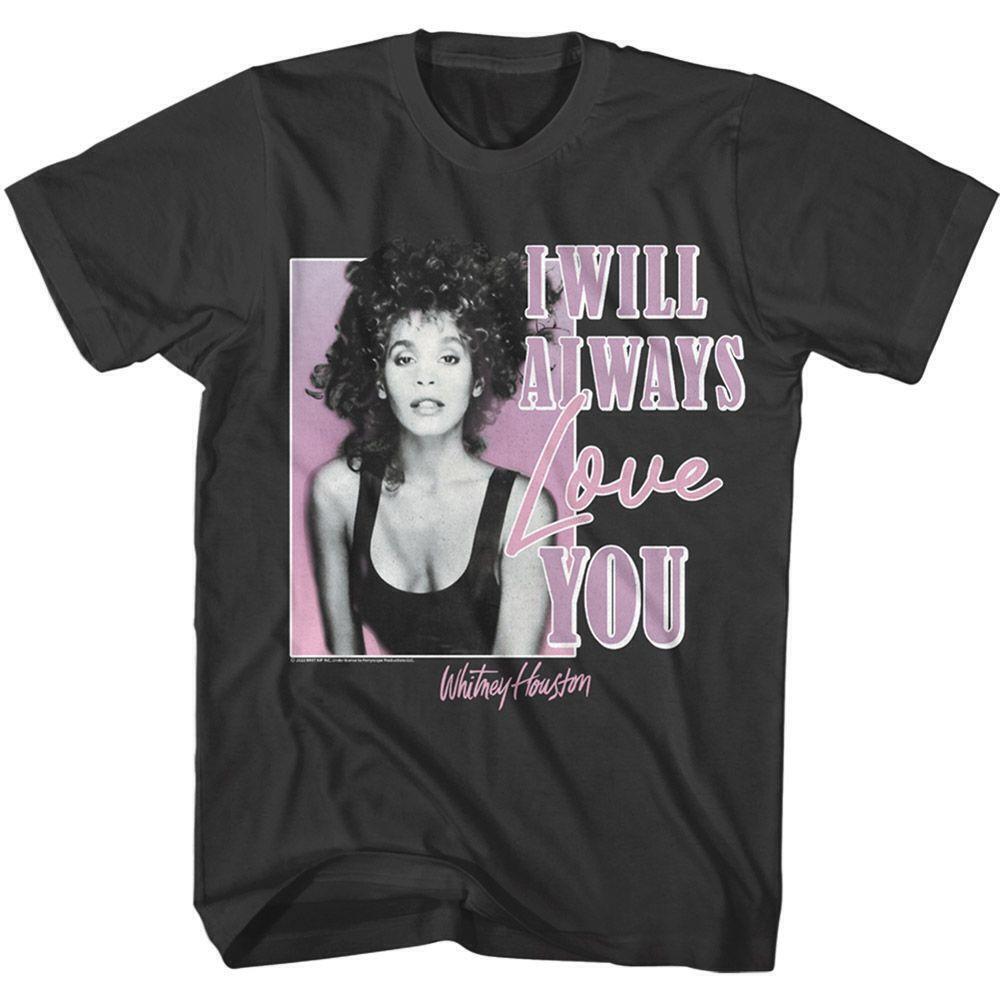 Whitney Houston Whitney I Will Always Love You Smoke Adult T Shirt